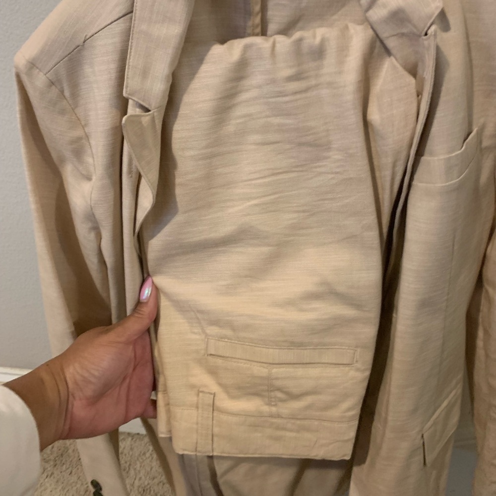 Boys size 10 linen jacket and pants